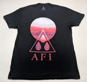 AFI The Blood Tour Winter 2017 T-Shirt Large Black Graphic Official Band Tee - Imagen 1 de 7