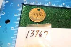 TOOL CHECK TAG, BURROUGHS ADDING MACHINE CO., SKU 13767 - Picture 1 of 2