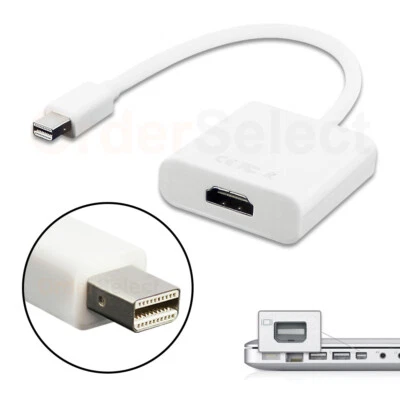 Mini Display Port DP Thunderbolt to HDMI Adapter Cable for MacBook Pro Air Mac - Image 1 of 4