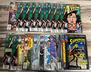 Superman in Action Comics #657 662-669 685 686 Lot of 21 DC Comics 1990-1993 - Picture 1 of 14