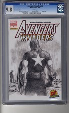 Avengers / Invaders (2008) # 4 Dynamic Forces Sketch Cvr - CGC 9.8 White Pages