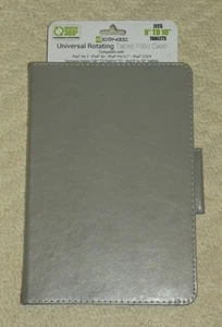 A-Conic - Universal Rotating Tablet Folio - 9 to 10 inch Tablets - Gray - Picture 1 of 1