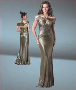 Women's Evening Holiday Prom Wedding Party Cocktail Dress Gown, size L - Picture 1 of 9