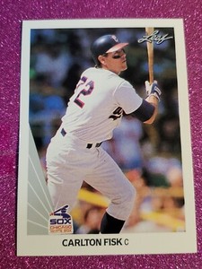 1990 Leaf Set Break Carlton Fisk Chicago White Sox #10