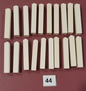Lego Basis Steine 2453 weiß Säule je 20 Stück 1x1x5 hoher Stein - Bild 1 von 7