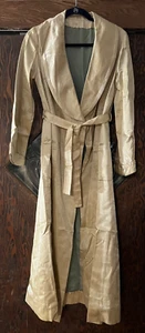 Vintage 1920s to 1930s Men's Dressing Robe Smoking Jacket Gatsby - Picture 1 of 9