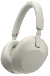 Sony WH-1000XM5 Wireless Closed-Back Over-Ear Noise Cancelling Headphones Silver - Picture 1 of 6