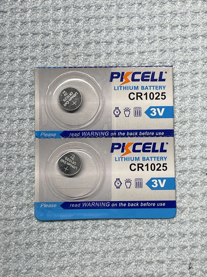 2 Pack CR1025 1025 PKCELL Lithium 3v Battery USA Free SHIP FRESH 2029 - Image 1 of 1