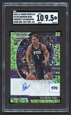 2020 Panini Prizm DP Desmond Bane 4/5 Auto Neon Green Fast Break SGC 9.5 MInt+