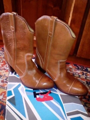 SENDRA STIVALE WESTERN MARRONE DA DONNA TG. 40 USATE UNA SOLA VOLTA , BELLISSIME Foto 1 de 4