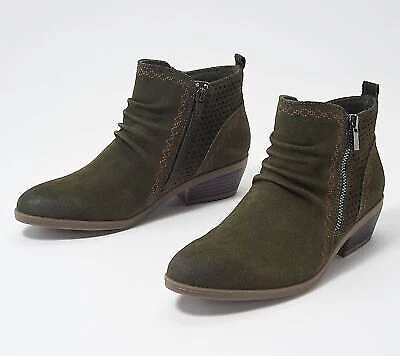 Novo na Caixa Botas Femininas EARTH ORIGINS Collette Cheryl Zíper Lateral MSRP $ - Imagem 1 de 4
