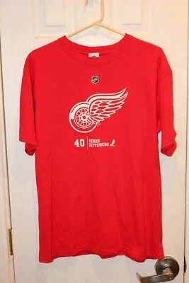 Camiseta roja Detroit Red Wings Henrik Zetterberg - adulto grande / L Foto 1 de 4