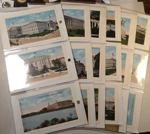 Dealer Lot, 39 Postcards, Washington DC, Early 20th Century - Picture 1 of 8