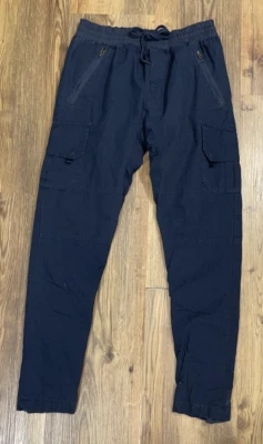 KITH Knox Utility Cargo Pants Jogger Ripstop Gray Navy Blue Small - Image 1 of 4