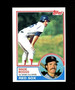 Novato de radiocontrol Topps Wade Boggs #498 1983 - Imagen 1 de 2