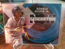 2022 Topps Chrome Update Ronald Acuna Jr Generation Now Atlanta Braves GNC-8