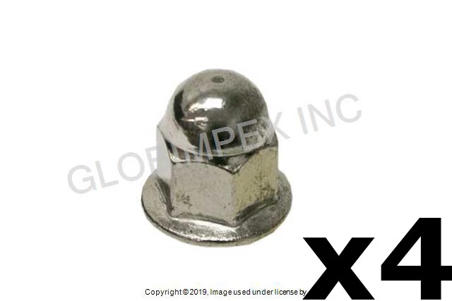 VOLVO C30 C70 S40 S60 (98-18) Tuerca de matrícula Tuerca de tapa con brida (4) PIEZAS PROFESIONALES Foto 1 de 1