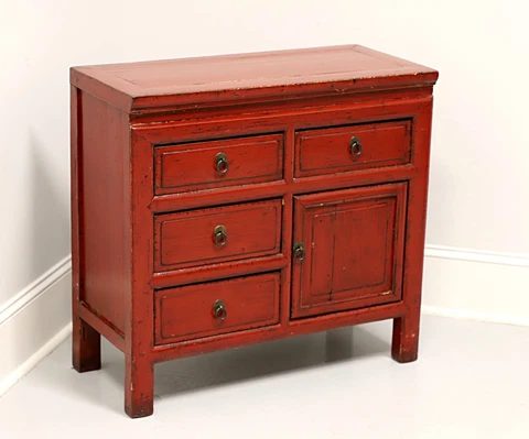 Antique Early 20th Century Chinese Console Cabinet Cover