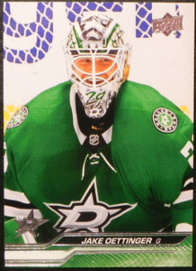 2023-24 23/24 Upper Deck Series 1 #60 Jake Oettinger Dallas Stars