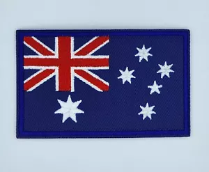 Australia Flag Iron On Patch Sew Badge Aussie - Picture 1 of 3