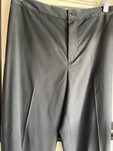 Jean Paul Gaultier sz 6 midnight 100% wool crepe pants preowned never worn - Picture 1 of 6