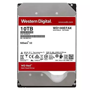Western Digital WD Red 10TB 3.5" SATA 5400RPM Hard Disk HDD WD100EFAX - Picture 1 of 1