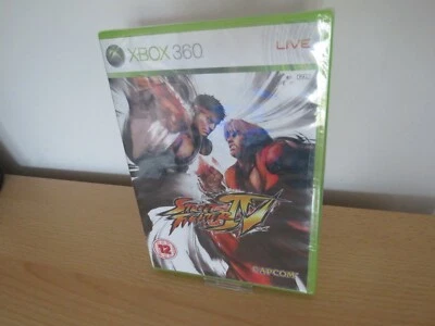 Street Fighter IV Xbox 360  new sealed pal  - Image 1 of 4