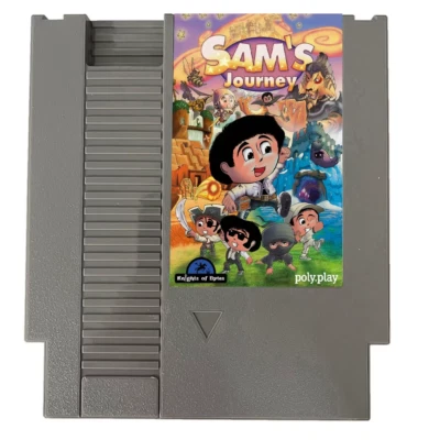 Cartucho de juego Sams Journey 8 bits NES para consola Nintendo clásica 🎮🕹️ Foto 1 de 4