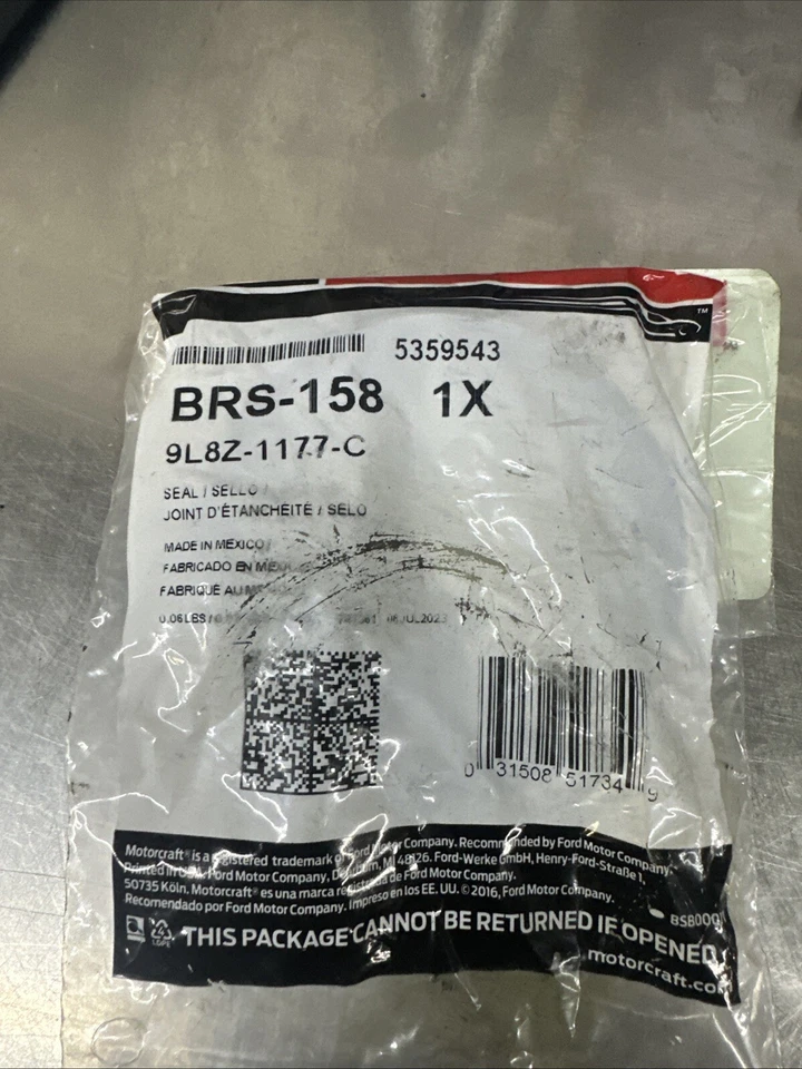 Sello de rueda Ford Motorcraft BRS-158 (9L8Z-1177-C) para Ford Mercury Lincoln 09-19 Foto 1 de 1