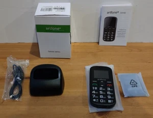 Teléfono Móvil Artfone CS182 Botón Grande para Personas Mayores - En Caja - Desbloqueado - Imagen 1 de 18