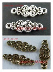 40 Tibetan Silver/Gold Color Beautiful Connectors 25x8.5mm zn631 - Picture 1 of 3