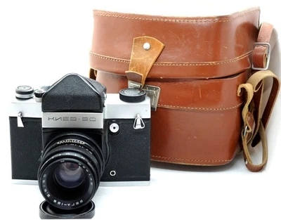 EARLY Kiev-6C Formato Medio 6x6 Cámara Soviética Pentacon Six Vega-12 Lente 2.8/90 Foto 1 de 4