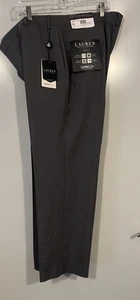 Lauren Ralph Lauren Men's Classic-Fit UltraFlex Dress Pants Grey Solid 42x30 NWT - Picture 1 of 18