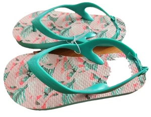 Sandali fenicottero bambino 6 infradito ROSA TEAL NUOVI vecchio blu navy bambino - Foto 1 di 8