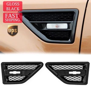 Black Front Side Fender Air Vent Grille For Land Rover Freelander 2 LR2 2006 -14 - Picture 1 of 12