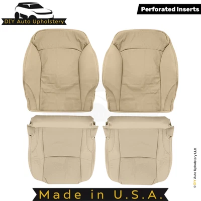 Cubiertas de asiento delanteras de cuero tostado crudo para Lexus IS250 IS350 2006-2013 Foto 1 de 4