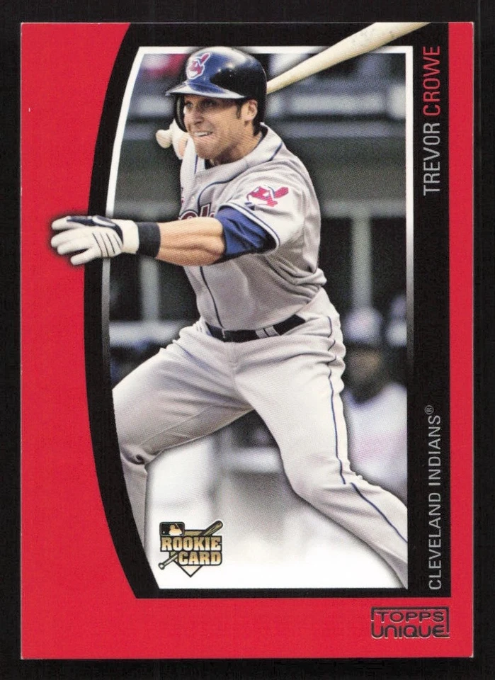 2009 Topps Unique Trevor Crowe Red #/1199 SN,RC Rookie #171 Card - Image 1 of 2