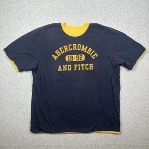 Vintage Abercrombie & Fitch Wende Tshirt Gr. XL doppellagig 1892 Logo - Bild 1 von 11