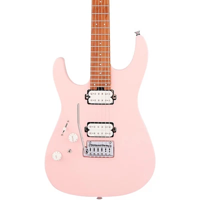 Charvel Pro-Mod DK24 HH 2PT CM Left-Handed Electric Guitar Shell Pink - Image 1 of 4