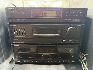 SONY LBT-D107R Compact Stereo System Dual Cassette 5 Disc CD Player - No Remote - Picture 1 of 1