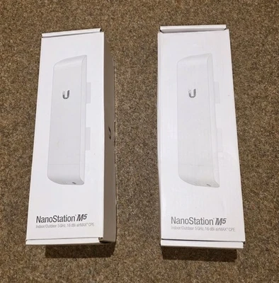 1 Ubiquiti Nano Station M5  5 GHz für weite WiFi Übertragung. Neu OVP.  - Bild 1 von 4