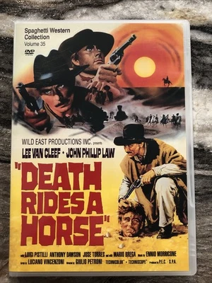 Death Rides A Horse DVD Wild East Lee Van Cleef Morricone Spaghetti Like New - Image 1 of 4