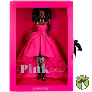 Barbie rosa Sammlung Afroamerikanische Puppe im langen fuchsia Kleid Mattel HBX96 - Bild 1 von 6