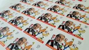 Dr. Seuss Complete Sheet of 20 (.37) Stamps - Mint. - Picture 1 of 5
