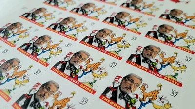 Dr. Seuss Complete Sheet of 20 (.37) Stamps - Mint. - Image 1 of 4