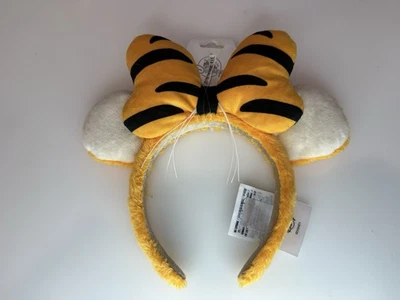 Nova tiara de pelúcia orelhas de tigre Disney - Imagem 1 de 2