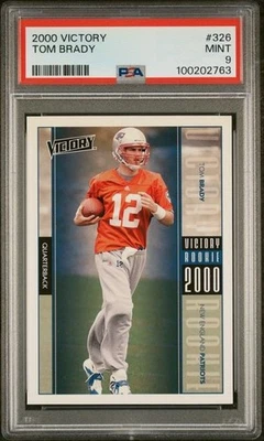 2000 Victory: #326 Tom Brady PSA 9 MINT - Image 1 of 2
