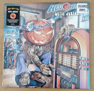 HELLOWEEN - Metal Jukebox Red & Orange Splatter Vinyl New Sealed - Image 1 of 3
