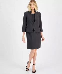 LE SUIT EMPIRE ETUIKLEID MIT JACKE GR. 12 SCHWARZ - Bild 1 von 6