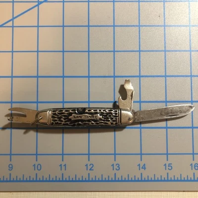 Vintage Republic of IRELAND Camp Knife  3 Blade Folding Pocket Knife - Image 1 of 4